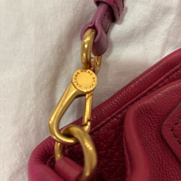 MARC by Marc Jacobs Classic Q Fran Satchel Plum/Purple Leather - Picture 7 of 16